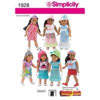 Simplicity Doll Clothes 382602