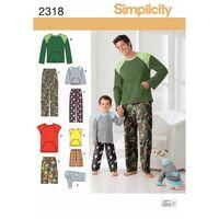 Simplicity Boys\' & Men\'s Loungewear & Dog Top 382631