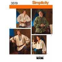 Simplicity Ladies Men and Teen Costumes 382762