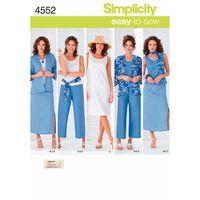 simplicity ladies plus size smart and casual wear 382905