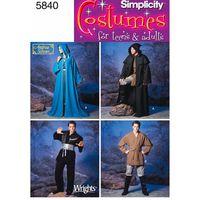 simplicity ladies men and teen costumes 382909