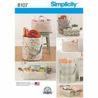 simplicity bucket basket and tote organisers 383087