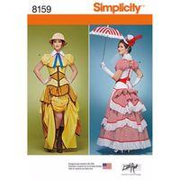 simplicity pattern 8159 ladies cosplay costumes with corsets 383144