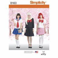 Simplicity Pattern 8160 Effy Sews Cosplay Ladies\' Costume 383145