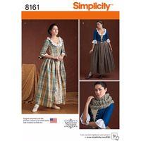 Simplicity Pattern 8161 Ladies\' 18th Century Costumes 383146