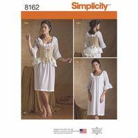 simplicity pattern 8162 ladies 18th century undergarments 383147