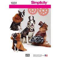 Simplicity Dog Costume Coats and Hats 377206