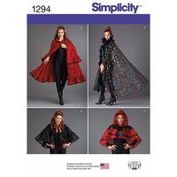 Simplicity Ladies\' Capes in Four Styles 381804