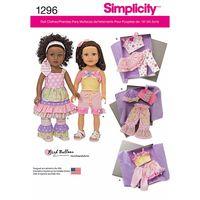 Simplicity Clothes for 18 Doll 381806