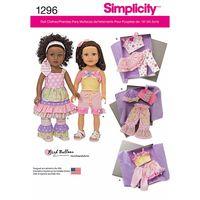 simplicity clothes for 18 doll 381806