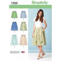 Simplicity Ladies\' Skirts in Three Lengths 381868