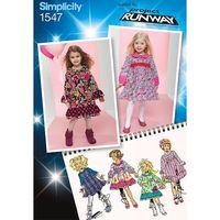 Simplicity Toddlers\' and Child\'s Project Runway Dresses 382365