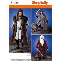 Simplicity Men\'s Medieval Tunic, Cloak, and Accessories 382383
