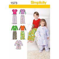 Simplicity Toddlers and Childs Loungewear 382458