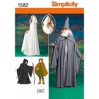 Simplicity Ladies Men and Teen Costumes 382466