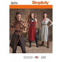 Simplicity Ladies\' Warrior Costumes 383051