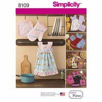 Simplicity Towel Dresses Pot Holders and Oven Mitts 383088