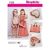 Simplicity Childs Apparel and Accessory Pattern 377696