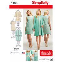 Simplicity Ladies Dresses and Coat or Jacket 377746
