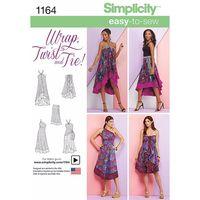 simplicity ladies double layer wrap skirt 377741