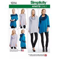 simplicity ladies knit tunics 377182