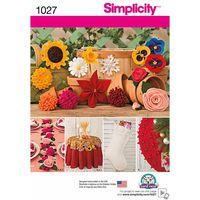 Simplicity Felt Flowers 377203