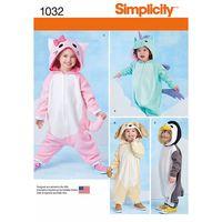Simplicity Toddler Animal Costumes 377565