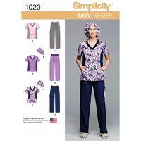 Simplicity Ladies and Plus Size Scrubs 377195
