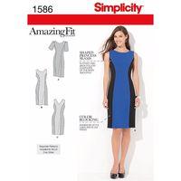 Simplicity Ladies and Plus Size Amazing Fit Dress 382470