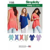 Simplicity Ladies\' Knit Tops in Two Styles 381624