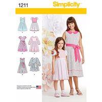 Simplicity Child\'s and Girls\' Dress in two lengths 381643