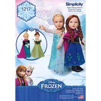 simplicity frozen costumes for 18 doll 381651