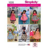 Simplicity 18 Doll Clothes 381654
