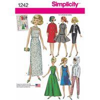 simplicity vintage doll clothes for 11 doll 381669