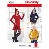 simplicity ladies knit dress tunic and top 381764