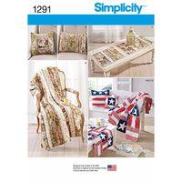 Simplicity Rag Quilted Throws, Pillows and Bench and Table Runners 381801