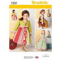 simplicity toddlers dress and bolero 381883