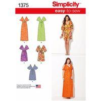 simplicity ladies easy to sew pullover dresses 381893