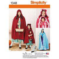 Simplicity Capes for Child Miss and 18in Doll 381928