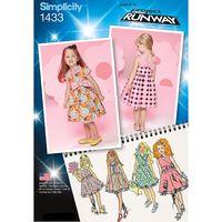 Simplicity Toddlers and Childs Project Runway Dresses 382301