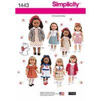 Simplicity 18in Doll Clothes 382314