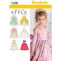 simplicity childs special occasion dress 382334