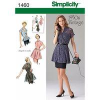 Simplicity Ladies Peplum Tunic and Blouse 382357