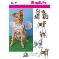 Simplicity Dog Clothes in Three Sizes S M L 382396