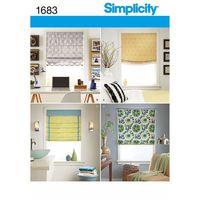 Simplicity Roman Shades in 4 Styles 382479