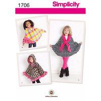 simplicity childs fleece capes 382490