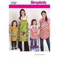 Simplicity Childs and Ladies Aprons 382492
