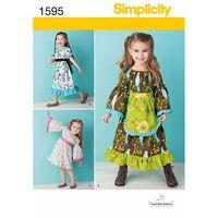 Simplicity Toddlers and Childs Dress 382499