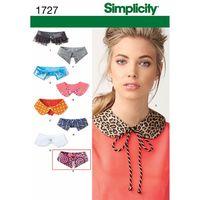 Simplicity Ladies\' Collar Accessories 382503