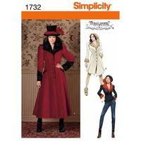 simplicity ladies costume coat 382510